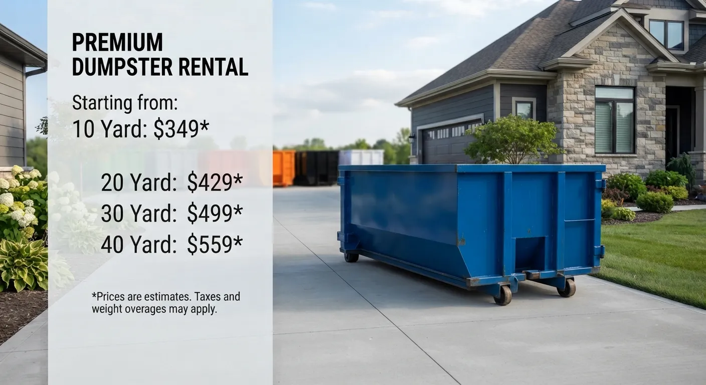 Dumpster Rental Cost in New Rochelle, NY